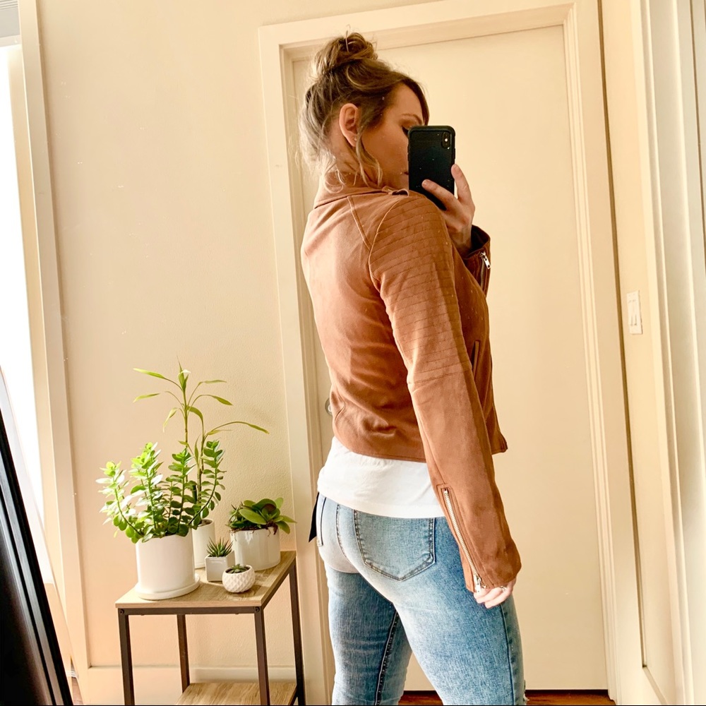 LAST | HP | moto babe jacket • camel | - Picture 4 of 5